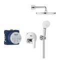 Grohe Eurosmart falsík alatti komplett zuhanyrendszer, Tempesta 250 fejzuhannyal 25288000