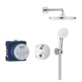 Grohe Grohtherm falsík alatti komplett zuhanyrendszer, Tempesta 250 fejzuhannyal 34872000