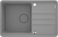 Deante Momi 78x50 cm gránit mosogató, 1 medence + csepegtető, 5 színben: metallic graphite, meta
