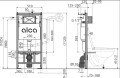 Alcaplast AM101-1120 Sádromodul falsík alatti keretes WC tartály - AKCIÓ