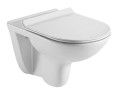 Wellis Bella Rimless - perem nélküli fali WC + Bella Slim lecsapódásmentes WC ülőke szett - KI
