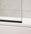 Aqualine Vilma 60x140 cm kádparaván, fekete profillal