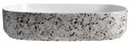Sapho Infinity Oval 55x36 cm pultra tehető mosdó, terrazzo mintás