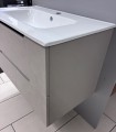 Savini Comfort 80 fürdőszoba alsó bútor + kerámia mosdó Intonaco Almond színben 80 cm