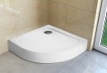 H2O Comfort A Black 90x90 cm zuhanykabin, fekete profillal + Nero A előlapos zuhanytálca + ST620 z