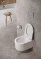 Cersanit Intro Pro perem nélküli fali WC Tornádó öblítéssel + lecsapódásmentes WC ülőke S