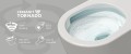 Cersanit Intro Pro perem nélküli fali WC Tornádó öblítéssel + lecsapódásmentes WC ülőke S