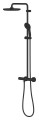 Grohe Tempesta System 250 Black termosztátos zuhanyrendszer, fekete 266702431