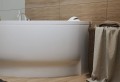 H2O Fortuna 170x100 cm aszimmetrikus akril kád
