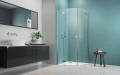 Radaway Torrenta PDD 100x100 cm íves zuhanykabin, kifelé nyíló dupla ajtóval, átlátszó üveg