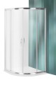 Roltechnik PXR2N 800 íves zuhanykabin, átlátszó biztonsági üveggel