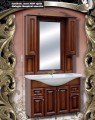 Guido Barokk 100 komplett fürdőszoba bútor mosdóval, világítással, 3 színben választható