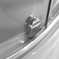 Roltechnik Project Line Austin 90x195 cm íves, keret nélküli zuhanykabin, nyíló ajtóval, mint