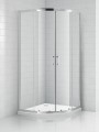 Sanipro OBR2 80 cm íves, keretes zuhanykabin