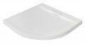 Besco Axim Ultraslim fehér íves 90x90 cm zuhanytálca