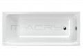 M-Acryl Eco 150x70 cm egyenes, alacsony akril kád + vízszintező kádláb