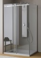Kolpa San Dorsa TK 120x90 cm szögletes zuhanykabin, nyíló ajtóval, univerzális