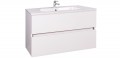 Wellis Elois White 80 komplett fürdőszobabútor, fényes fehér színben