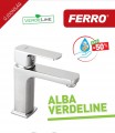 Ferro Alba VerdeLine mosdócsaptelep, króm színben BLB2VL