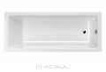 M-Acryl Sandra 160x70 cm egyenes akril kád + vízszintező kádláb
