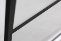 Roltechnik Philly Loft Horizon 1000 Walk-in zuhanyfal, fekete elox profillal