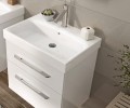 Elita Barcelona 80 cm komplett fürdőszobabútor szett, fényes fehér színben