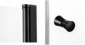 Roltechnik New Trendy Superia Black 90x90 cm szögletes zuhanykabin egyszárnyú ajtóval oldalfalla