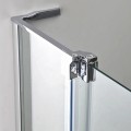 Roltechnik GR2N Elegant Neo Line 90x90 cm íves zuhanykabin, kétszárnyas nyíló ajtóval, ROLSHIE