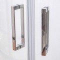 Roltechnik GR2N Elegant Neo Line 100x100 cm íves zuhanykabin, kétszárnyas nyíló ajtóval, ROLSH